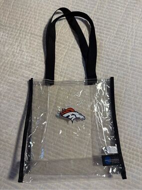 Denver Broncos Clear Tote Stadium Bag